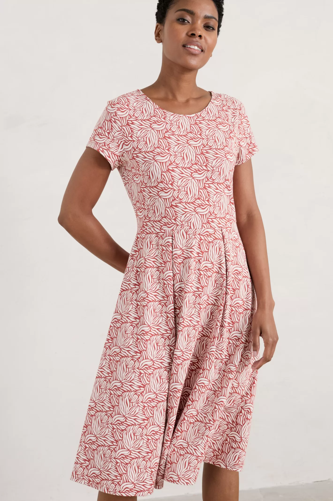 Online Riviera Fit-And-Flare Jersey Dress Women Dresses