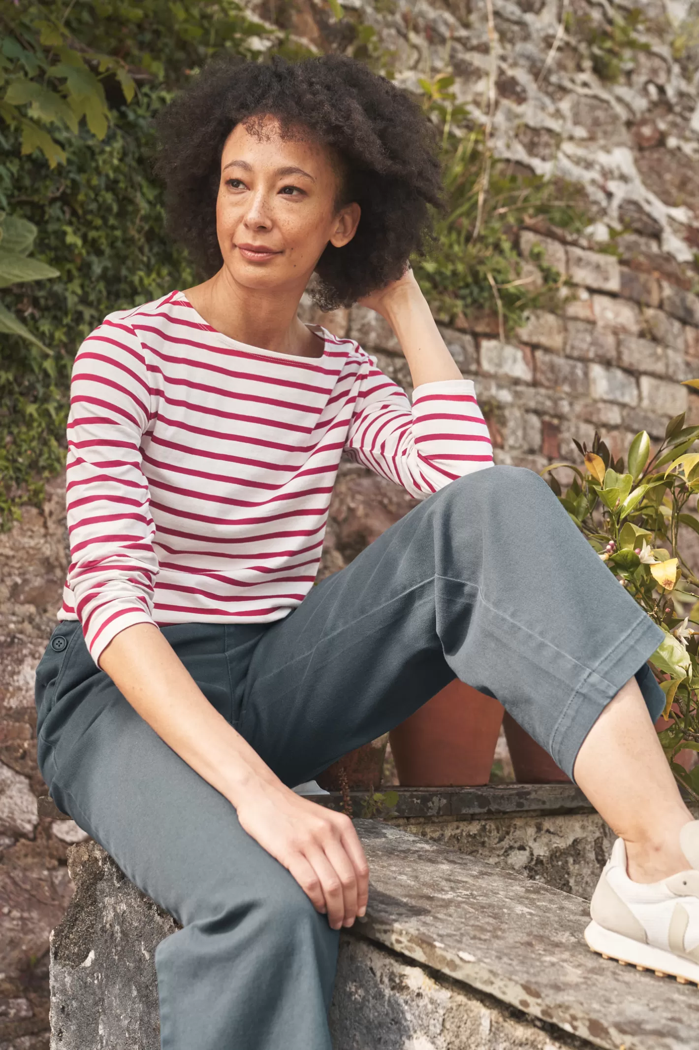 Sale Sailor Shirt (Gots) Women Tops